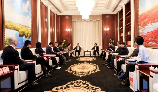 北京建中集团一行至东营经济技术开发区洽谈项目